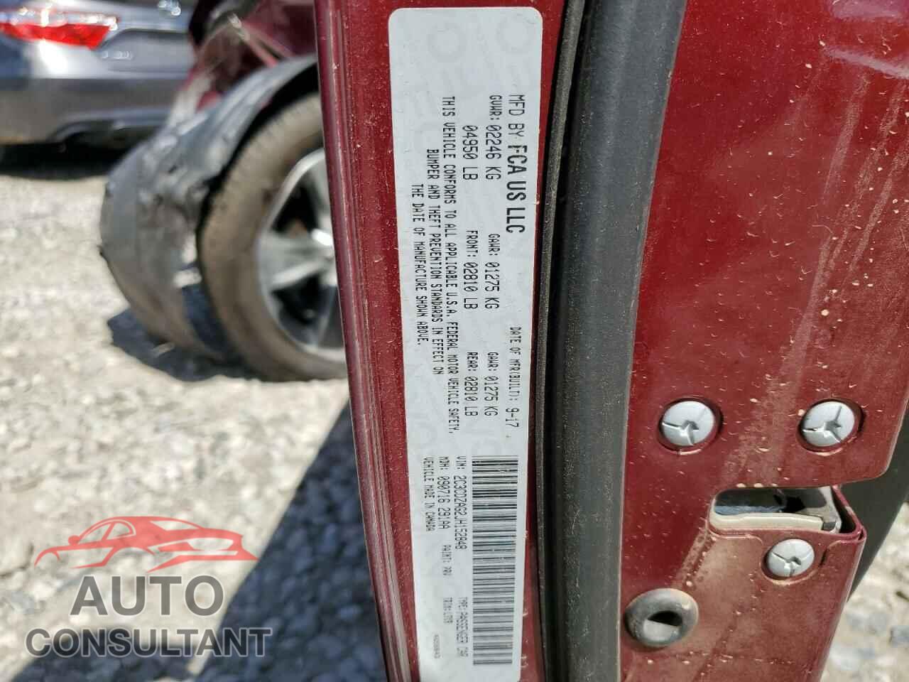 DODGE CHALLENGER 2018 - 2C3CDZAG2JH152848