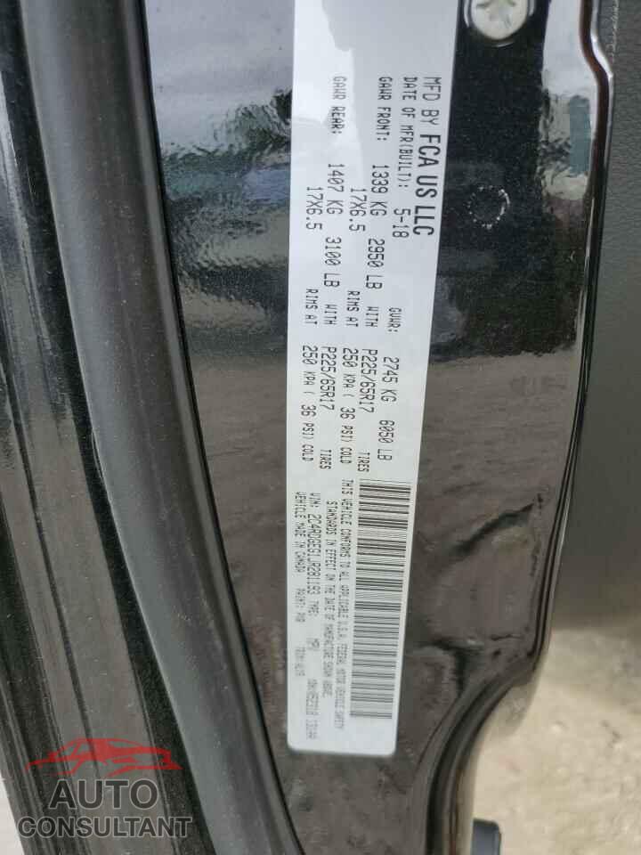 DODGE CARAVAN 2018 - 2C4RDGEG1JR281193