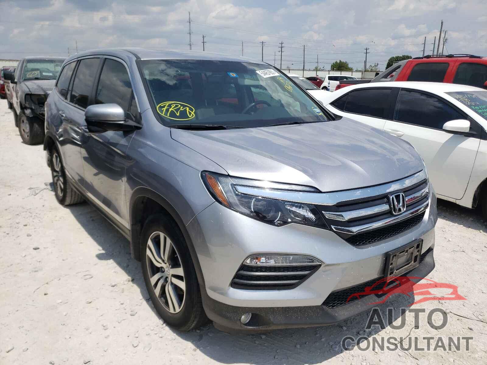 HONDA PILOT 2017 - 5FNYF5H72HB018237