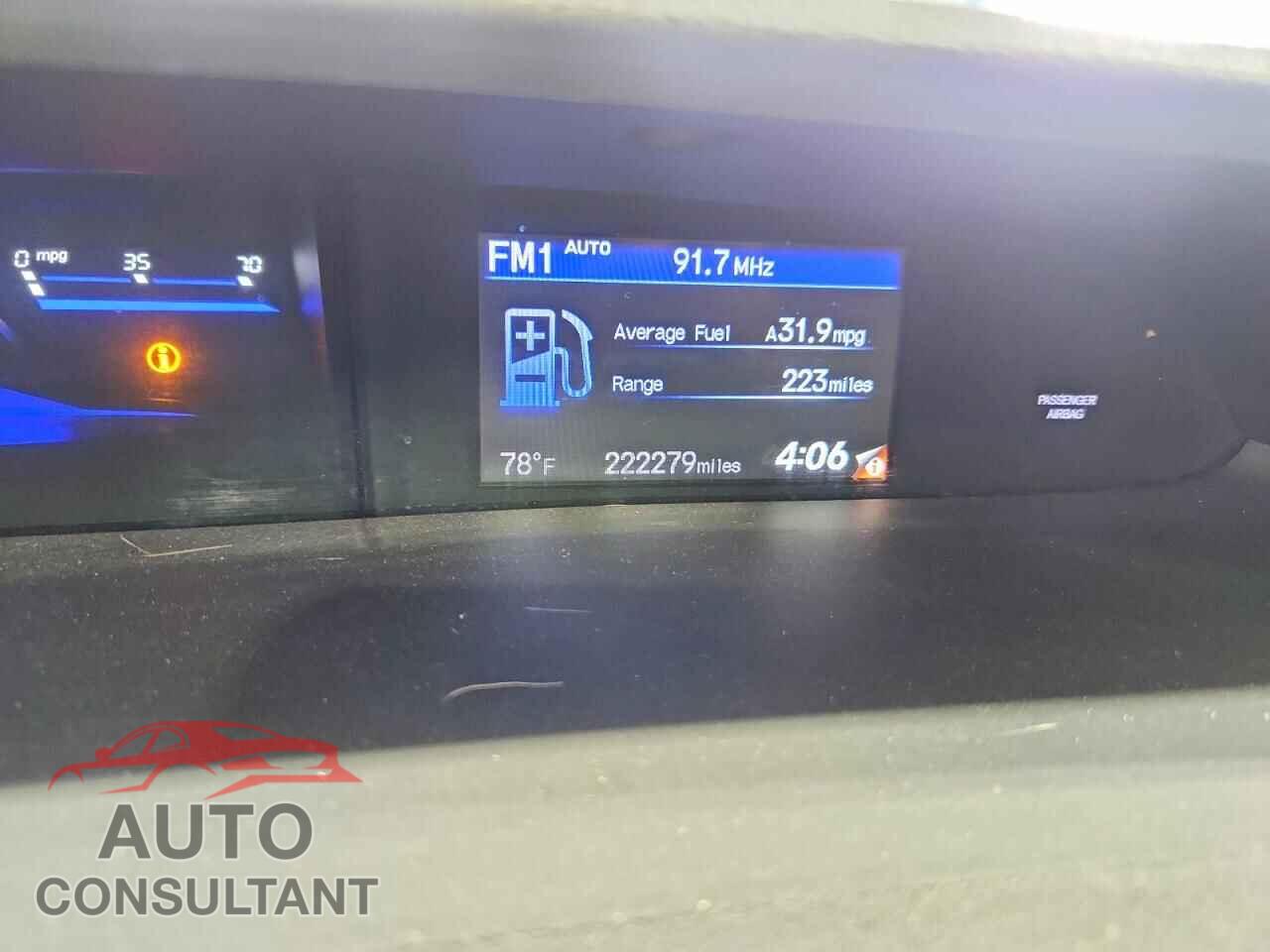 HONDA CIVIC 2013 - 19XFB2F53DE280528