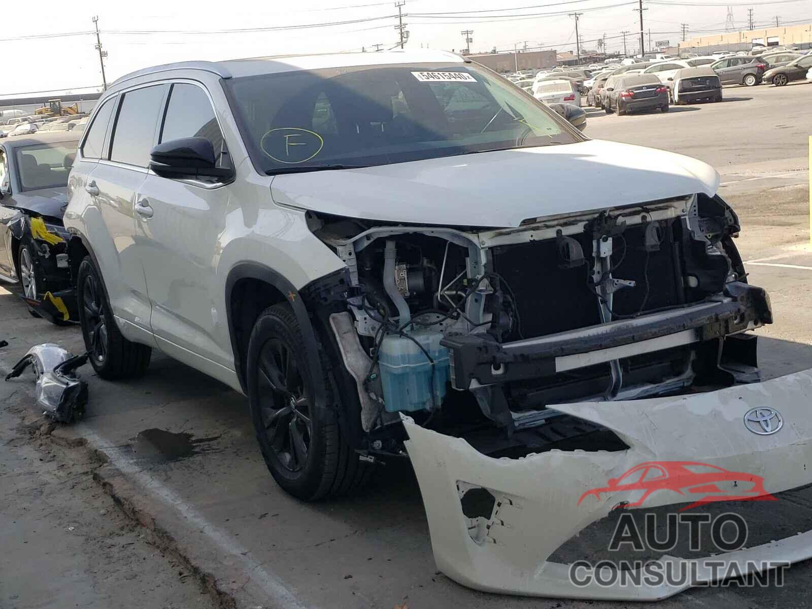 TOYOTA HIGHLANDER 2016 - 5TDKKRFH9GS146389
