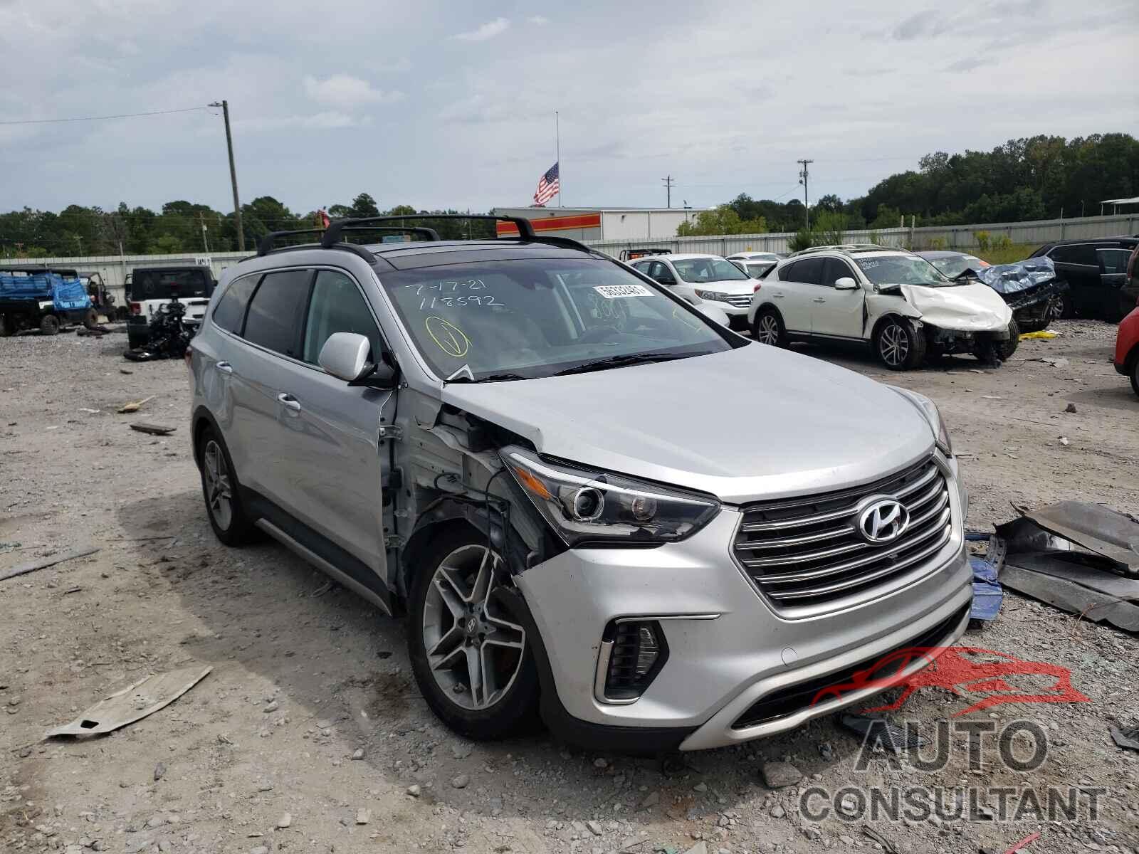 HYUNDAI SANTA FE 2017 - KM8SR4HF6HU176484