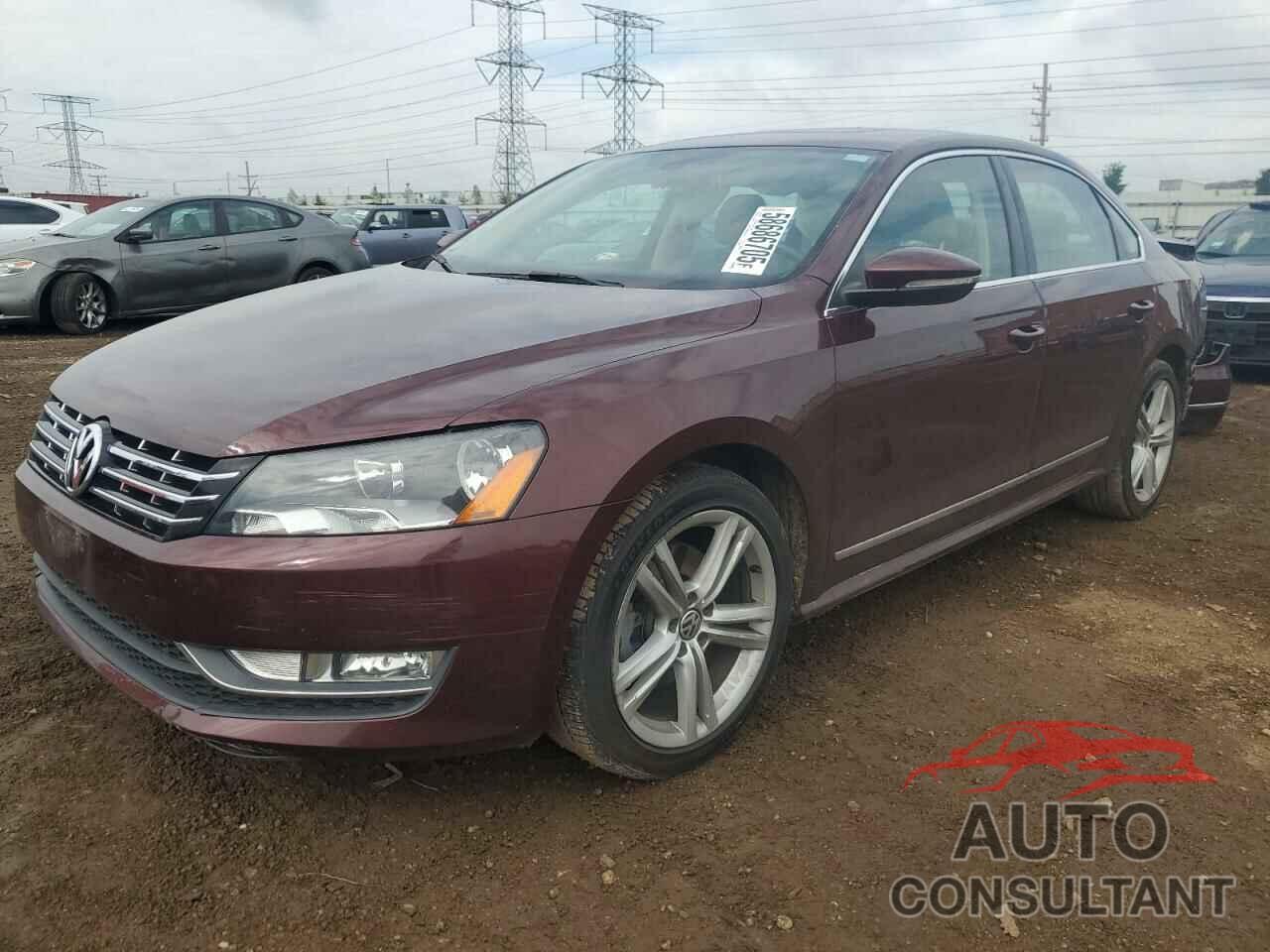 VOLKSWAGEN PASSAT 2012 - 1VWCN7A38CC050936