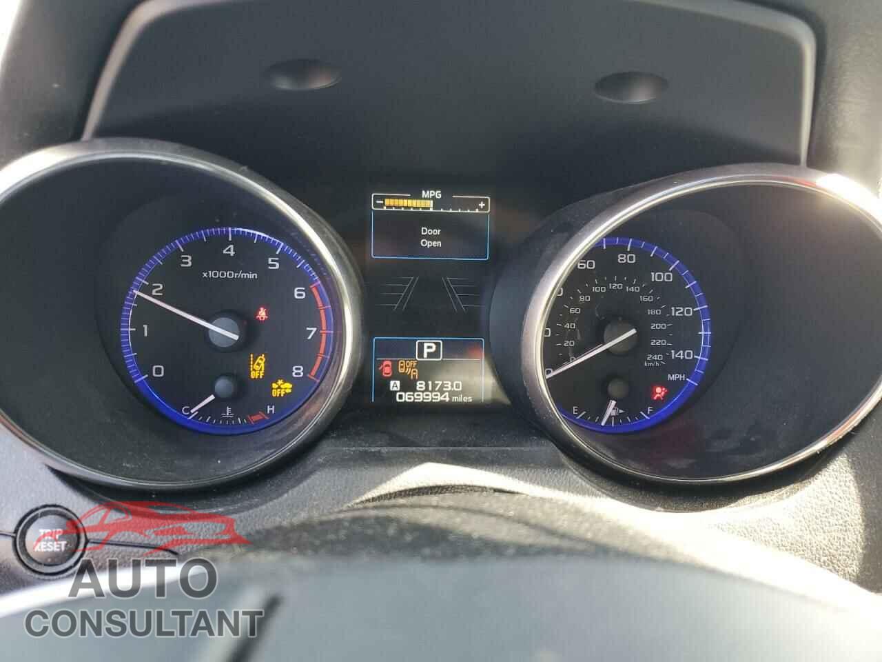 SUBARU OUTBACK 2016 - 4S4BSBFC9G3268372