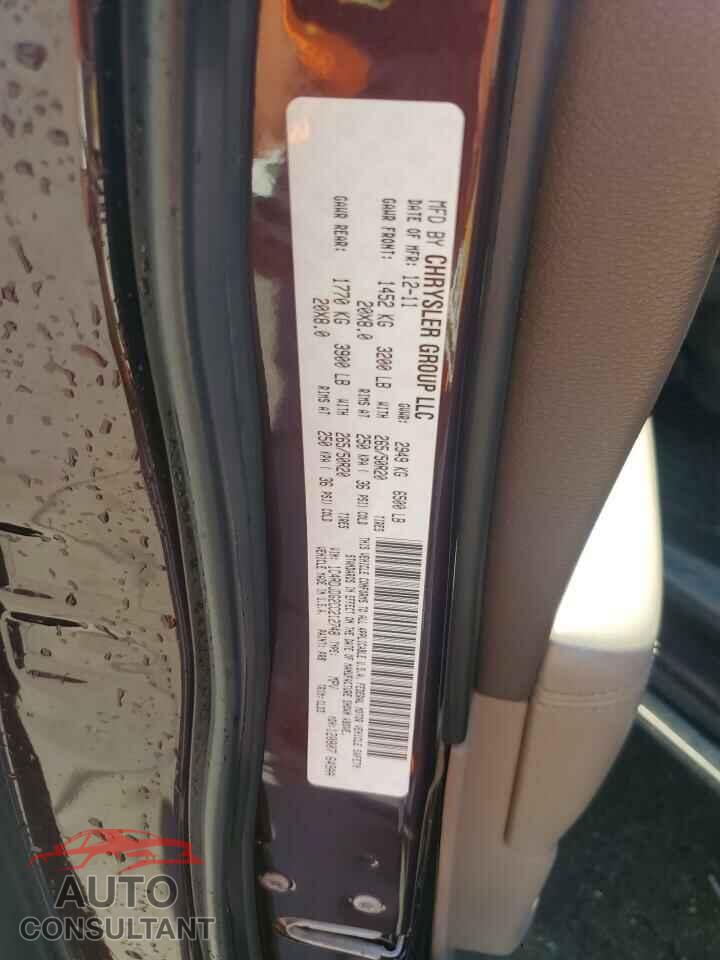 DODGE DURANGO 2012 - 1C4RDJDG2CC212748