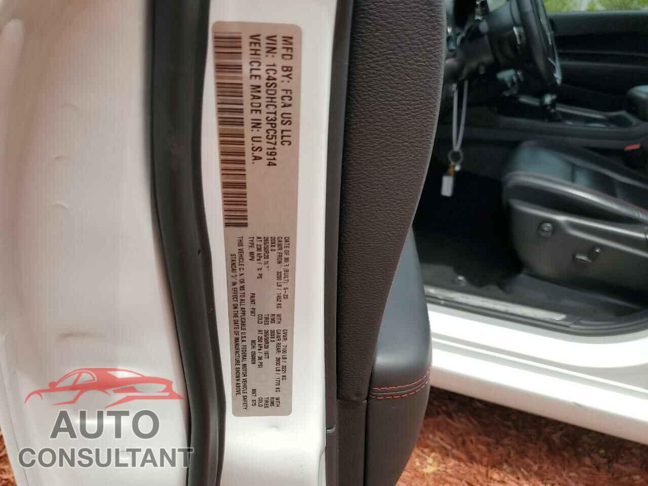 DODGE DURANGO 2023 - 1C4SDHCT3PC571914