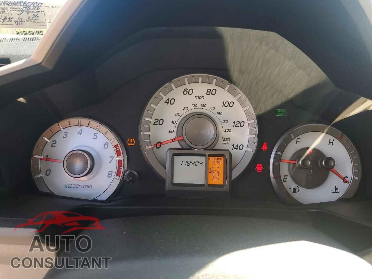 HONDA PILOT 2012 - 5FNYF4H47CB079317