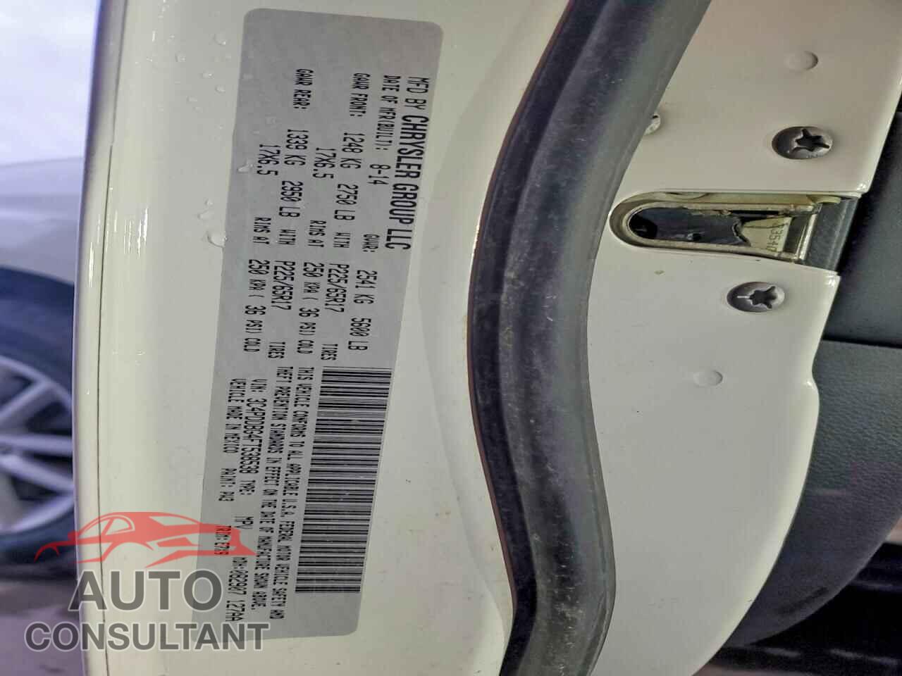 DODGE JOURNEY 2015 - 3C4PDDBG4FT538538