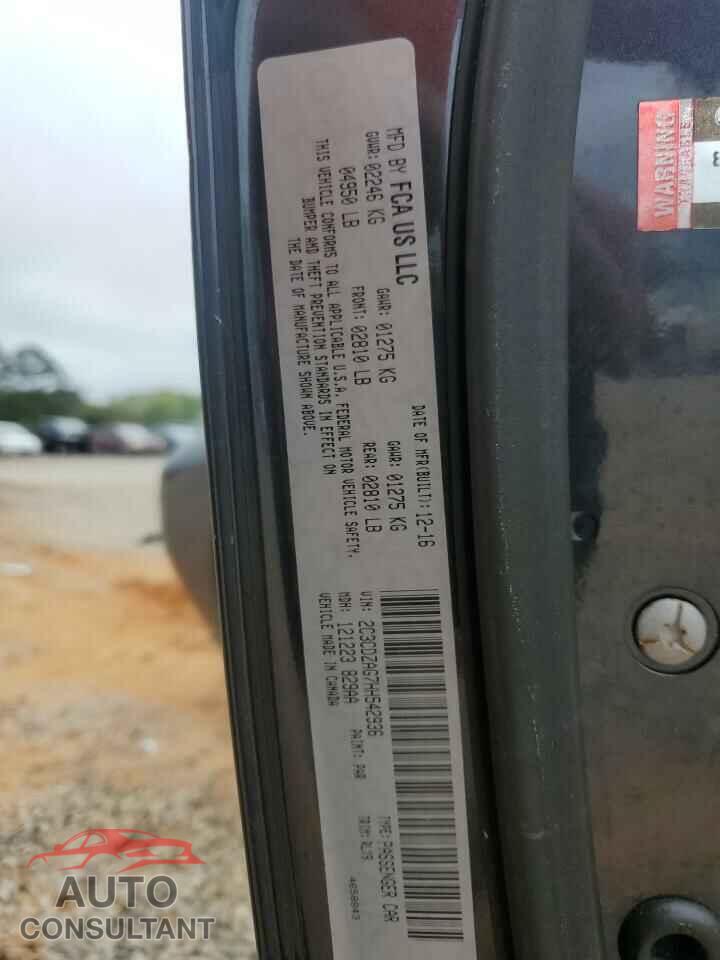 DODGE CHALLENGER 2017 - 2C3CDZAG7HH542936