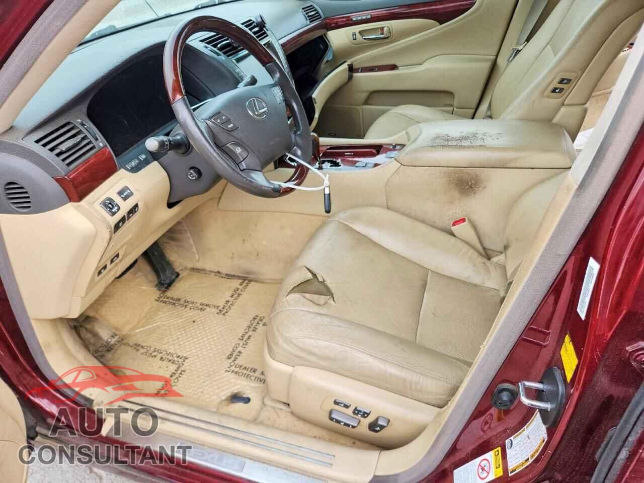 LEXUS LS460 2009 - JTHBL46F095086427