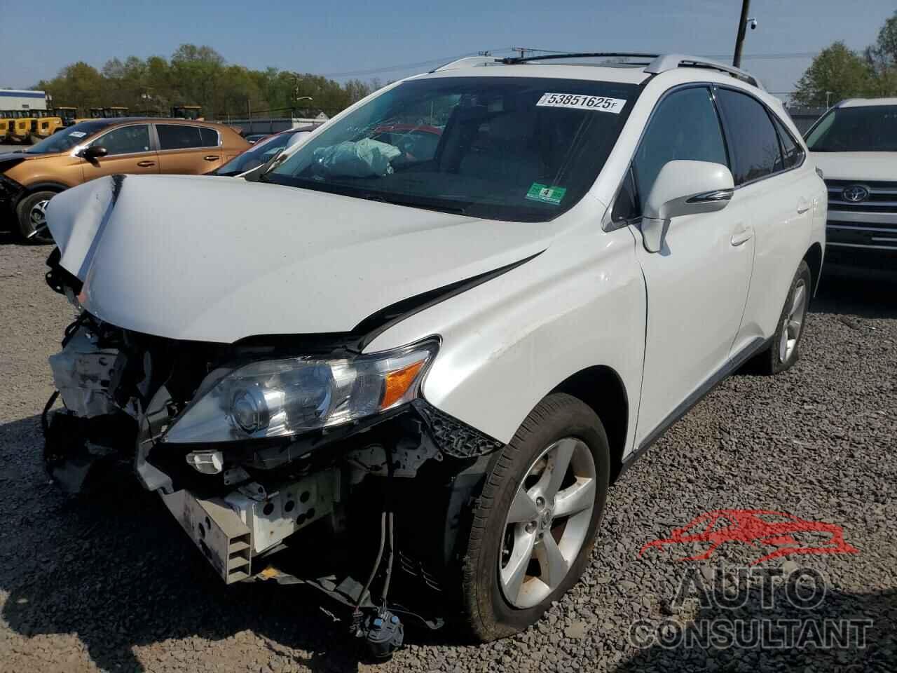 LEXUS RX350 2012 - 2T2BK1BA9CC149561