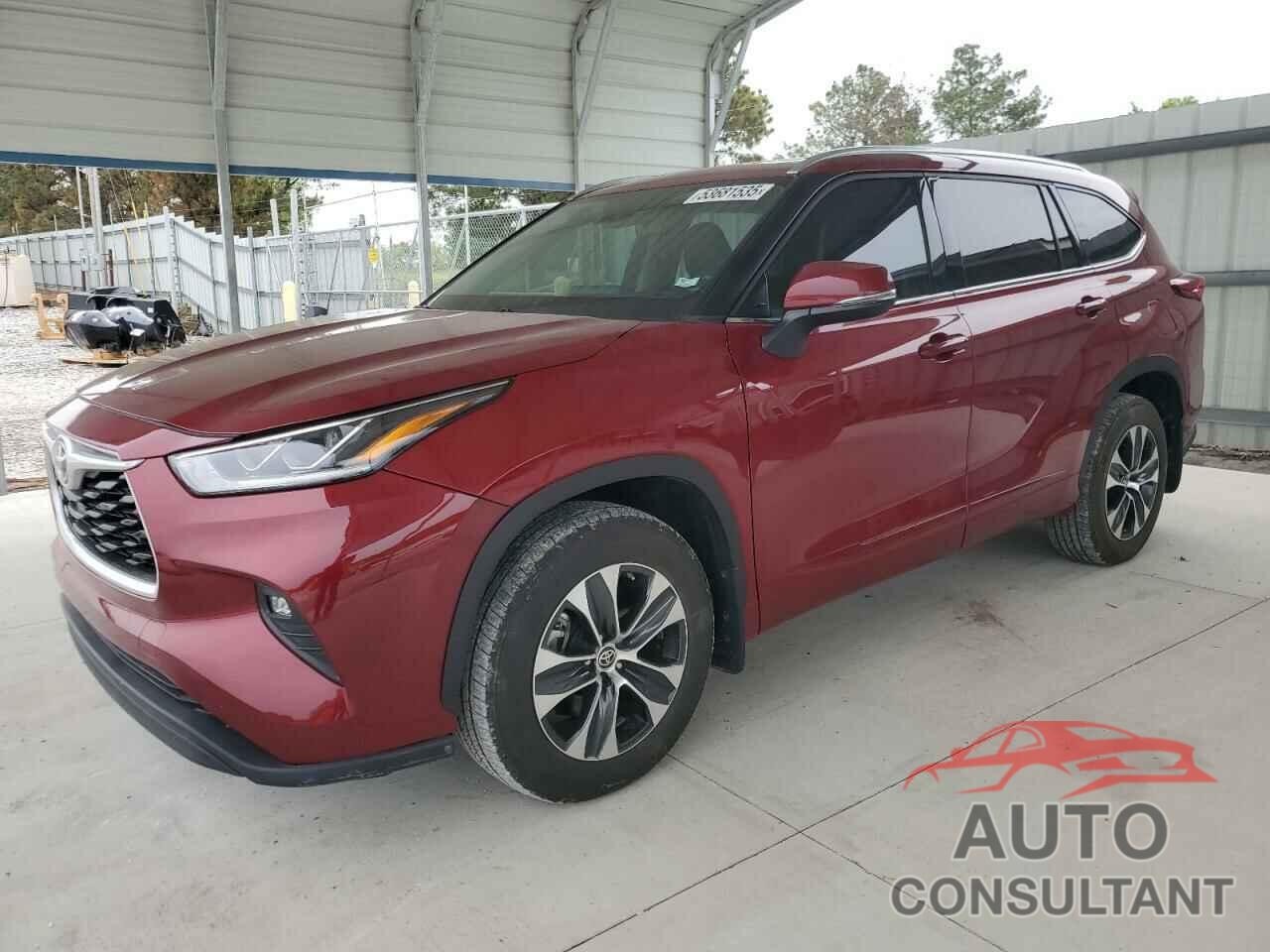 TOYOTA HIGHLANDER 2021 - 5TDHZRBH1MS094697