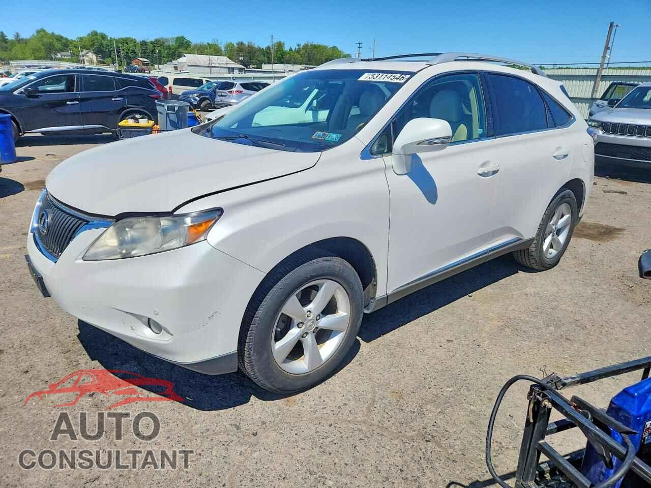 LEXUS RX350 2012 - 2T2BK1BAXCC153697
