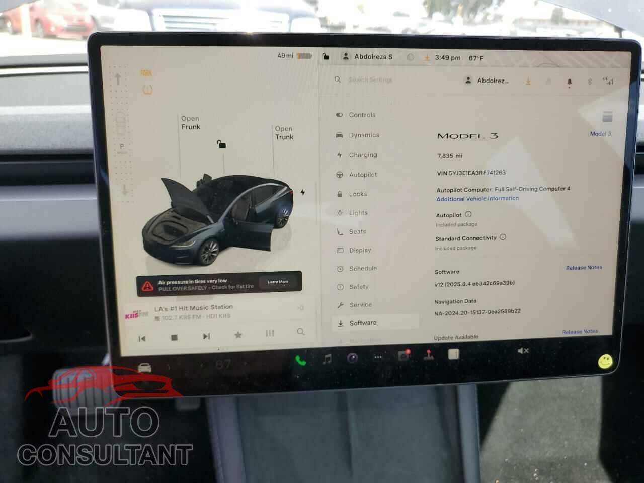 TESLA MODEL 3 2024 - 5YJ3E1EA3RF741263