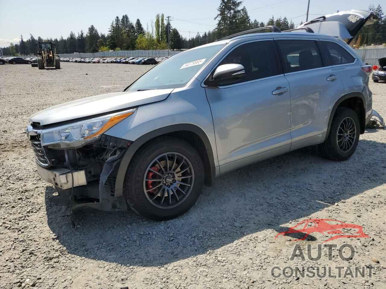 TOYOTA HIGHLANDER 2015 - 5TDJKRFHXFS206142
