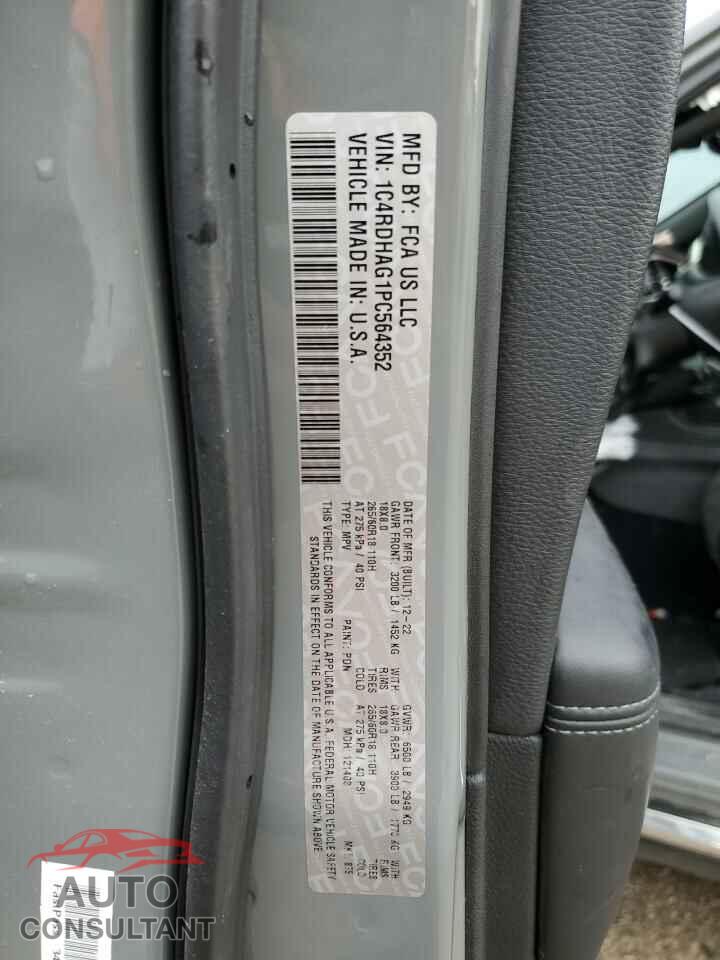 DODGE DURANGO 2023 - 1C4RDHAG1PC564352