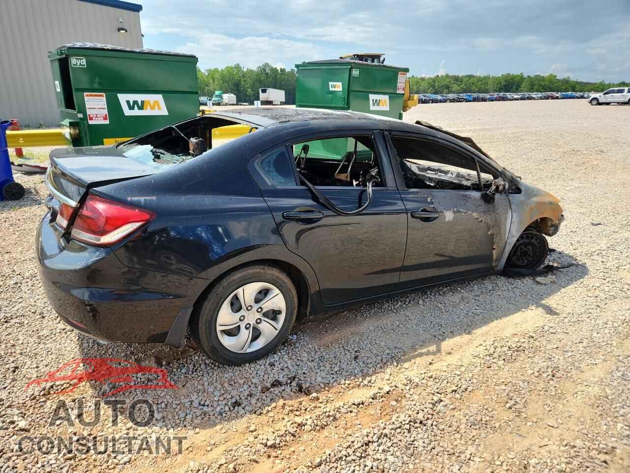HONDA CIVIC 2013 - 2HGFB2F5XDH560615