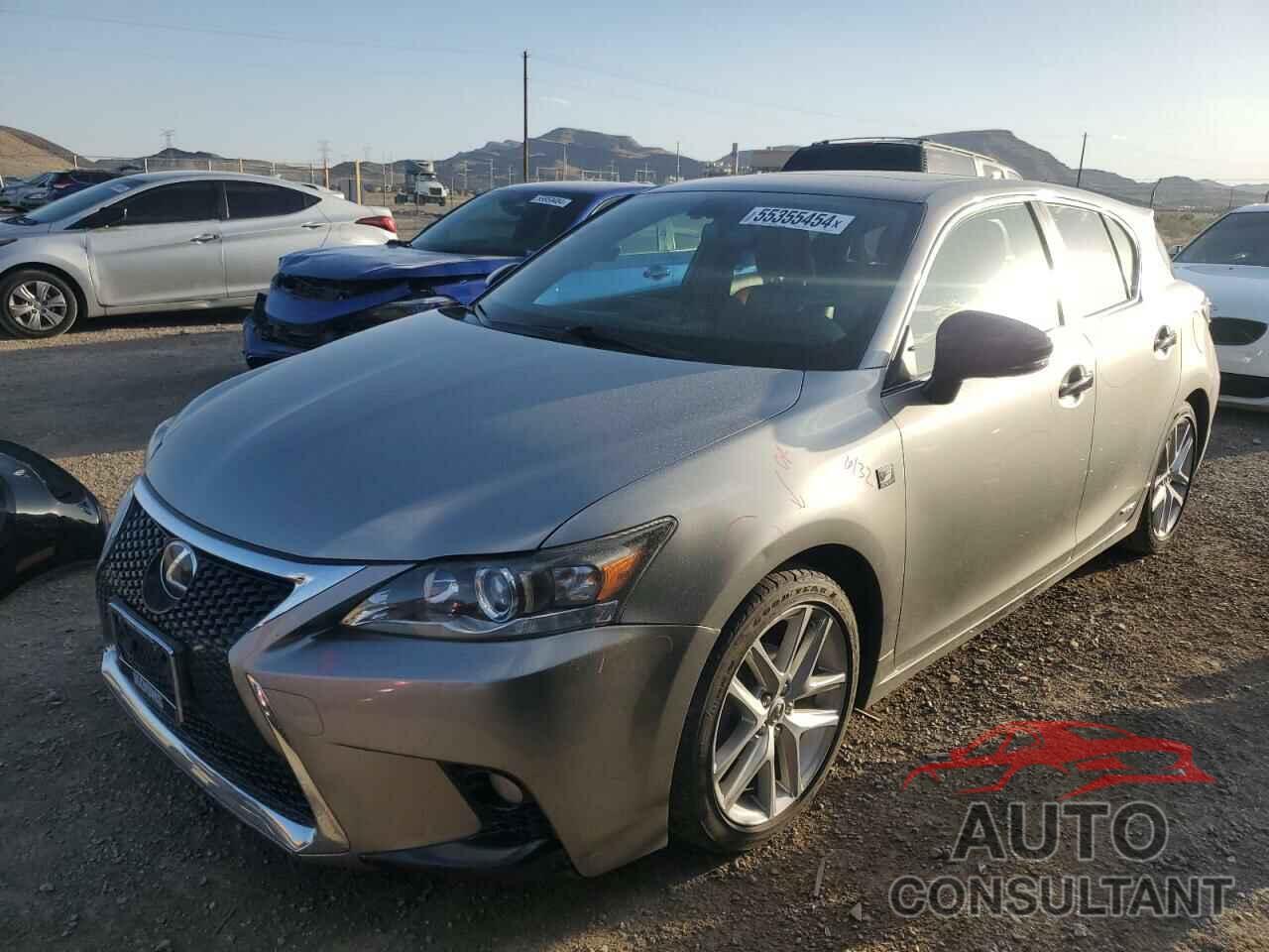 LEXUS CT 200 2016 - JTHKD5BH1G2271286