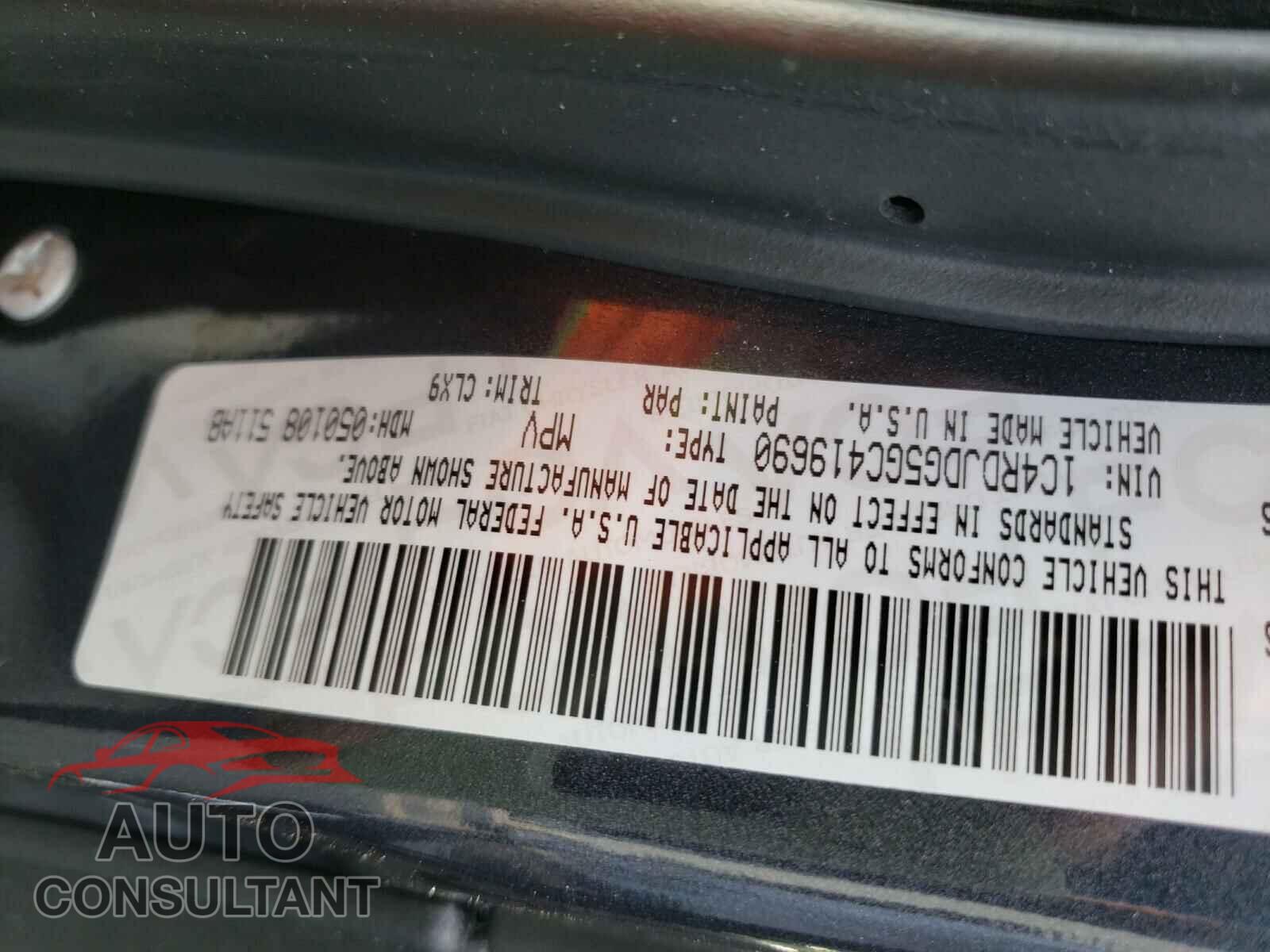 DODGE DURANGO 2016 - 1C4RDJDG5GC419690