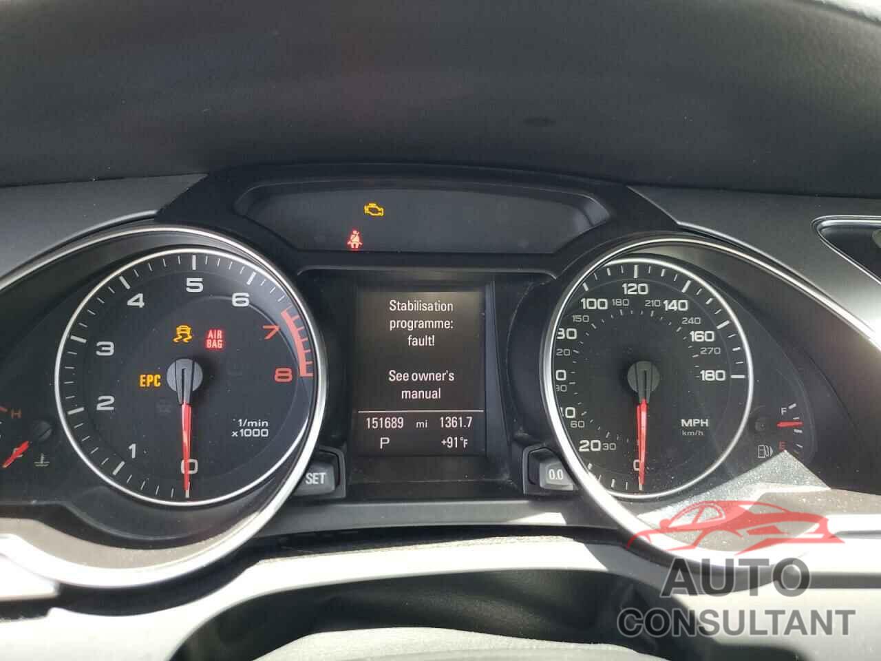 AUDI A5 2012 - WAULFAFR0CA024527