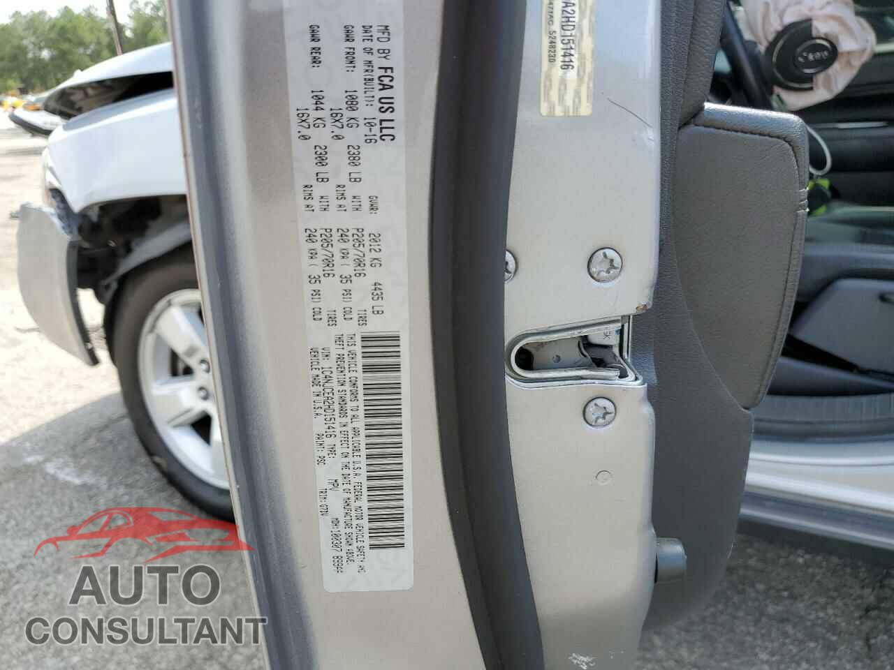 JEEP COMPASS 2017 - 1C4NJCEA2HD151416