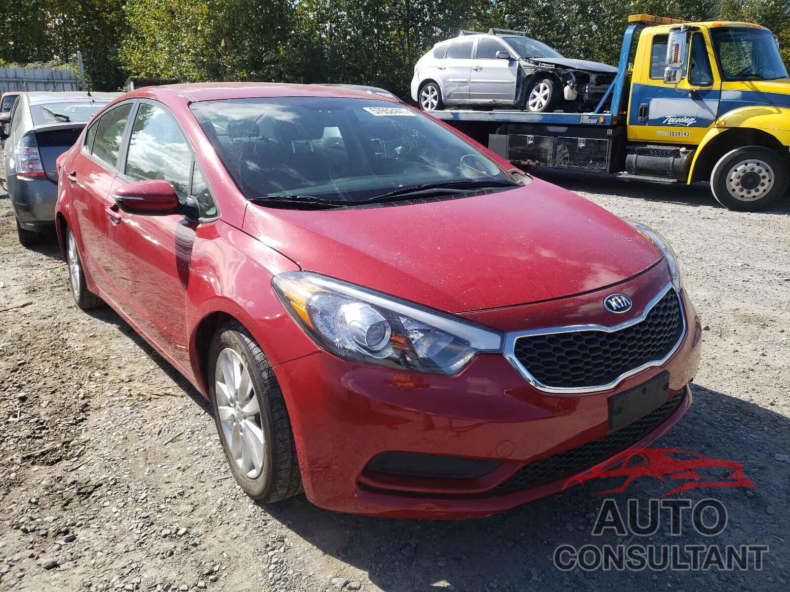 KIA FORTE 2016 - KNAFX4A64G5610462