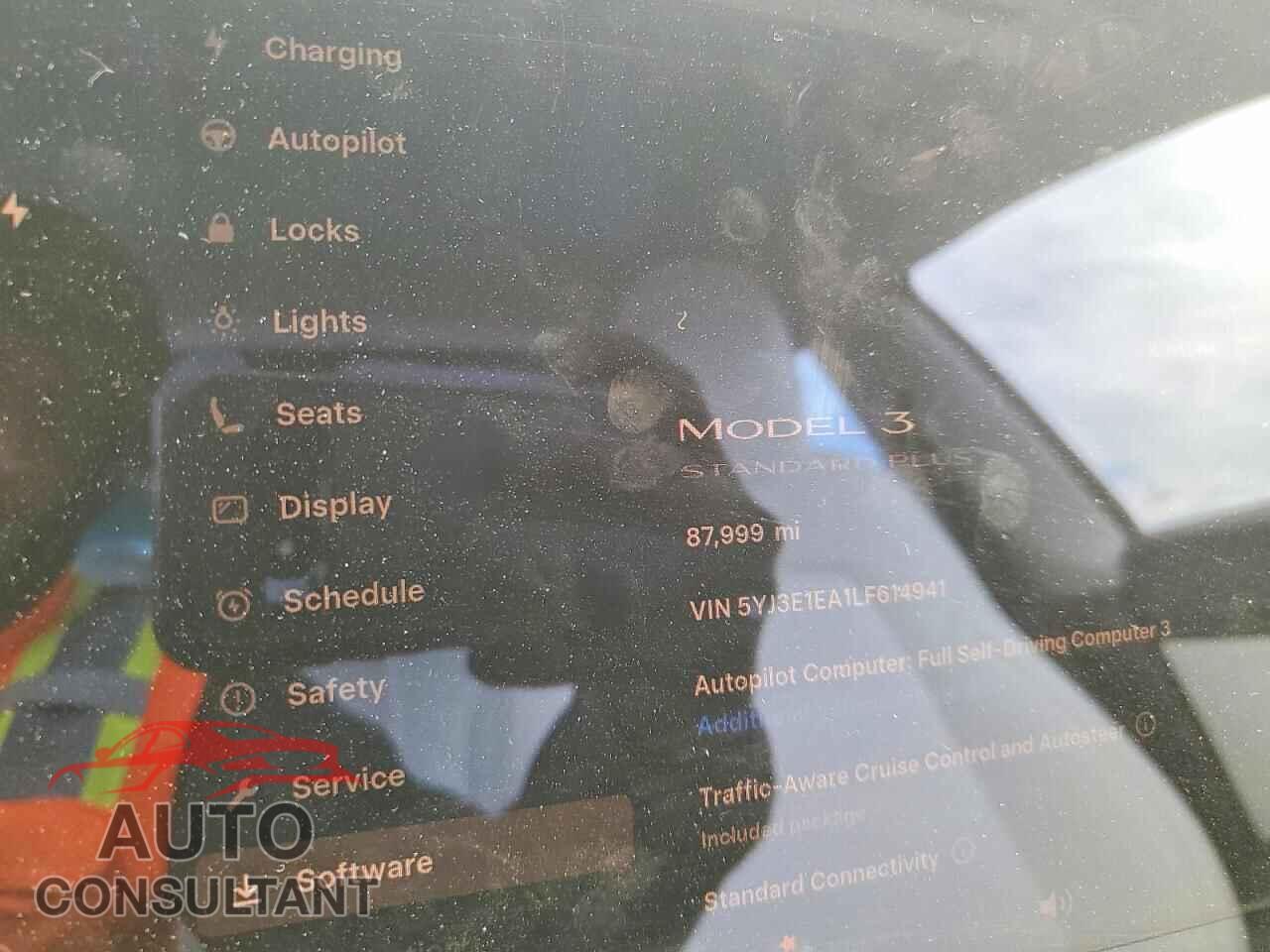 TESLA MODEL 3 2020 - 5YJ3E1EA1LF614941