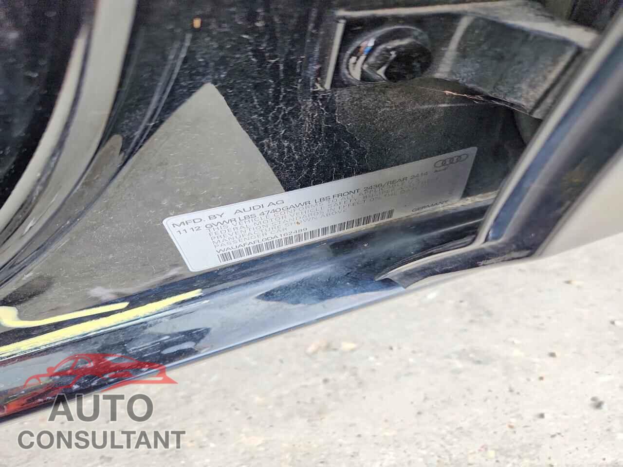 AUDI A4 2013 - WAUAFAFL0DA162489