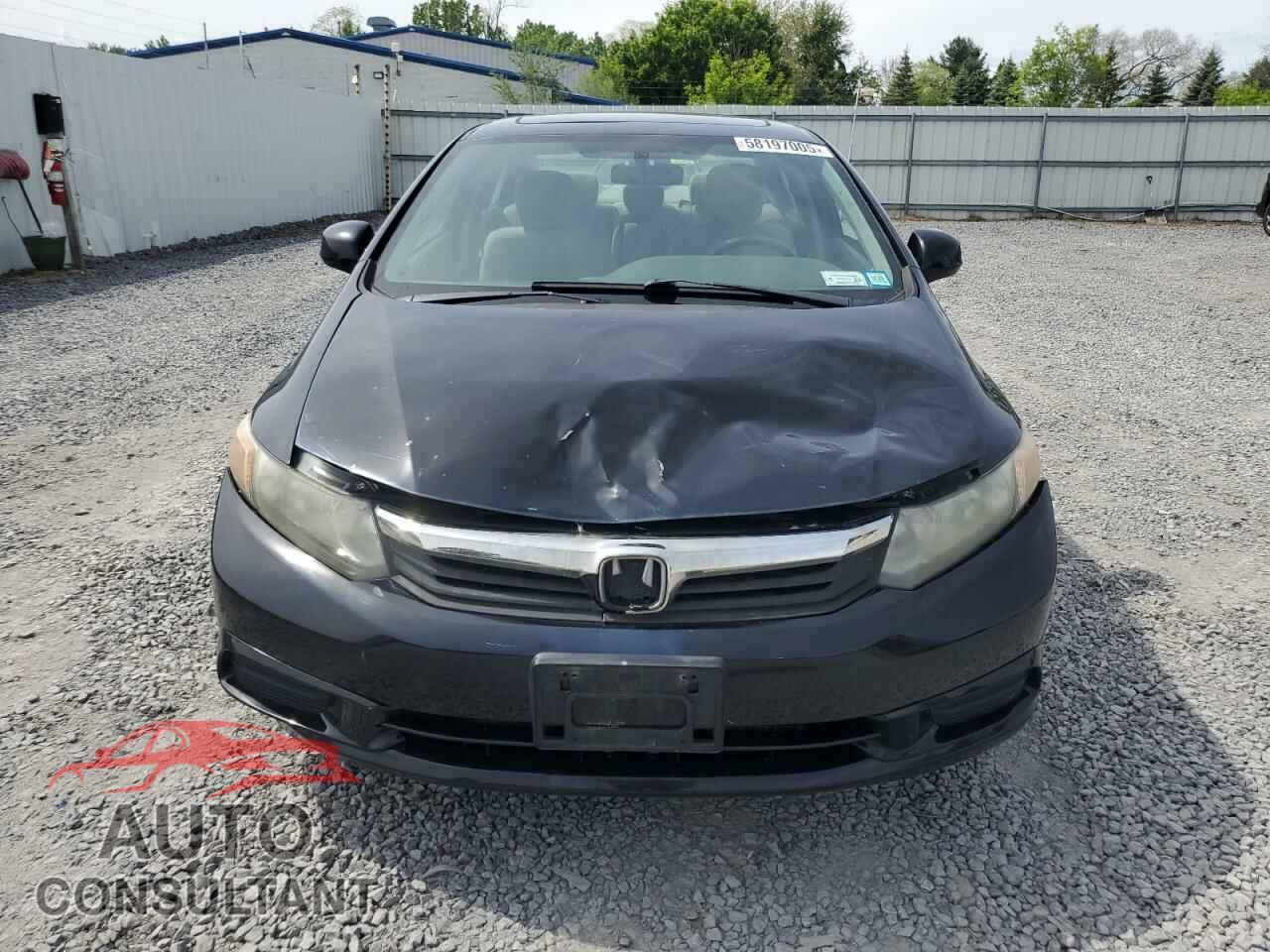 HONDA CIVIC 2012 - 19XFB2F89CE352051