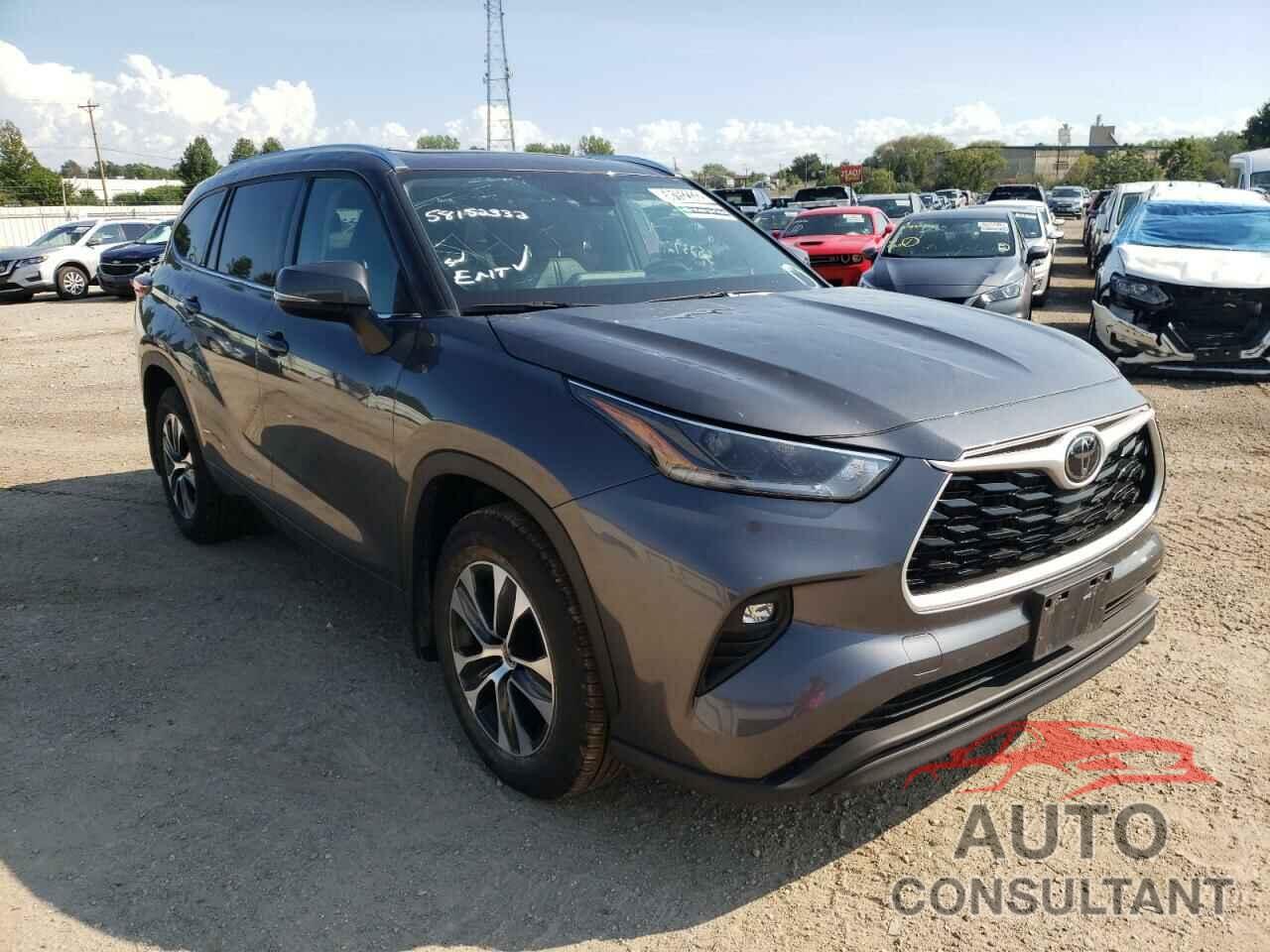 TOYOTA HIGHLANDER 2021 - 5TDGZRBH3MS122866