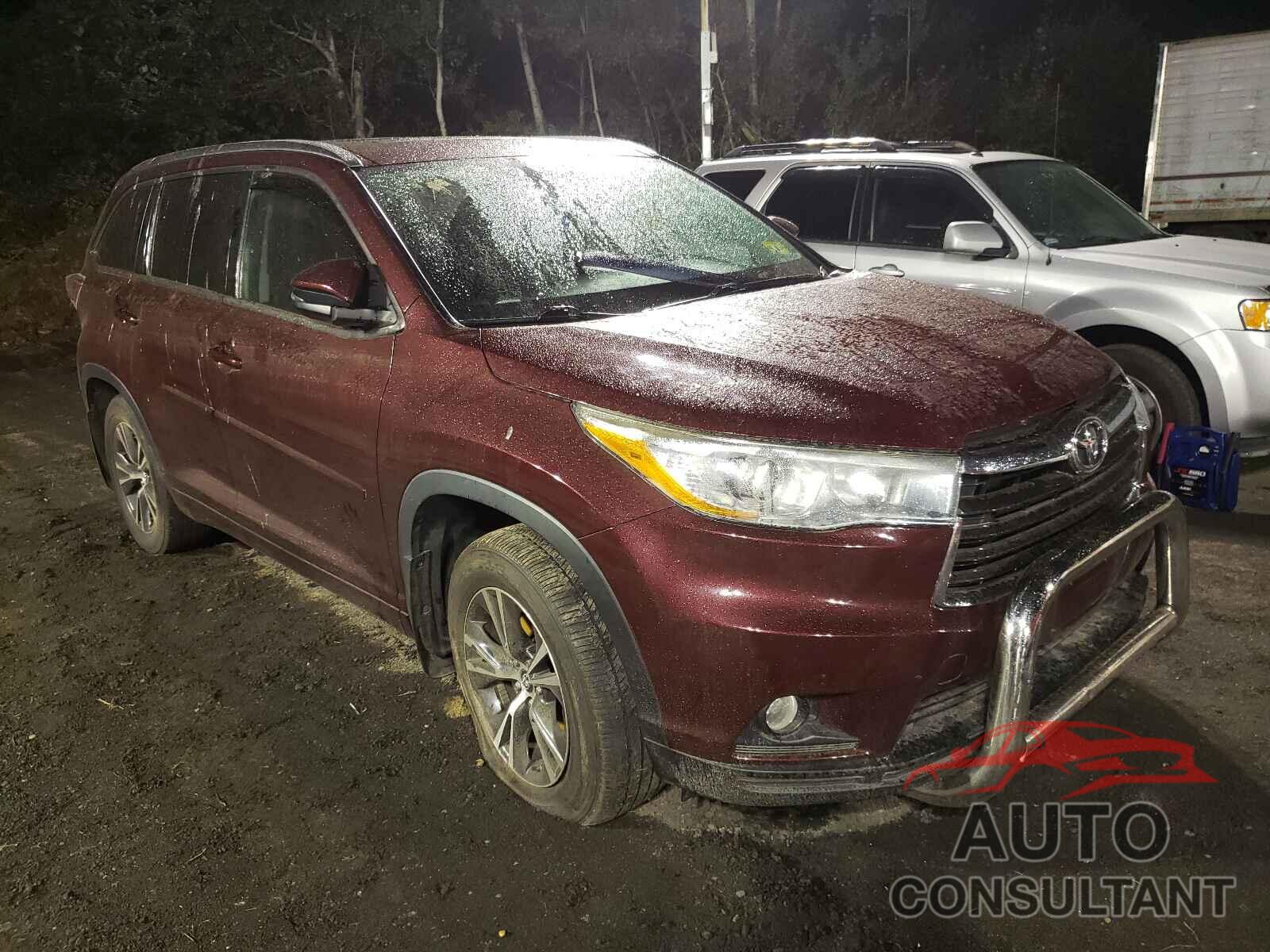 TOYOTA HIGHLANDER 2016 - 5TDJKRFH6GS318180