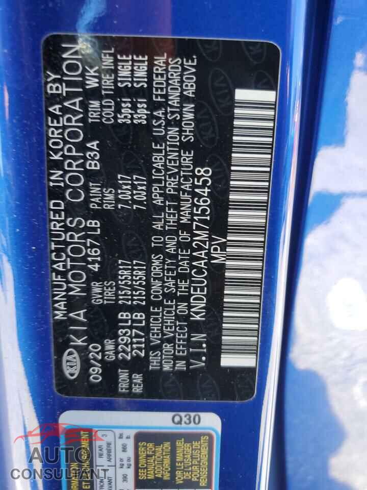 KIA SELTOS 2021 - KNDEUCAA2M7156458