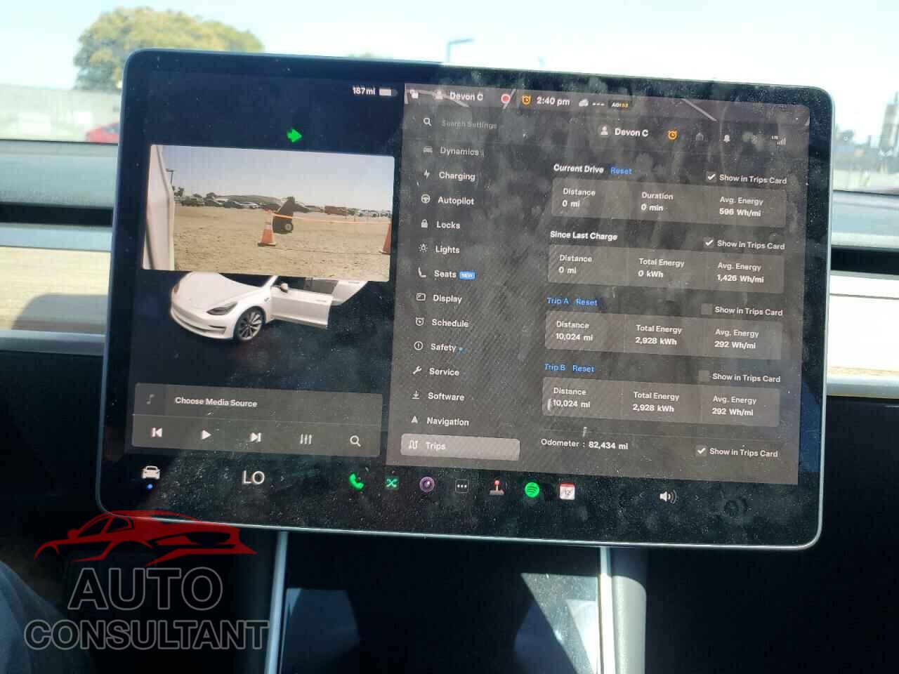 TESLA MODEL 3 2019 - 5YJ3E1EB7KF434113