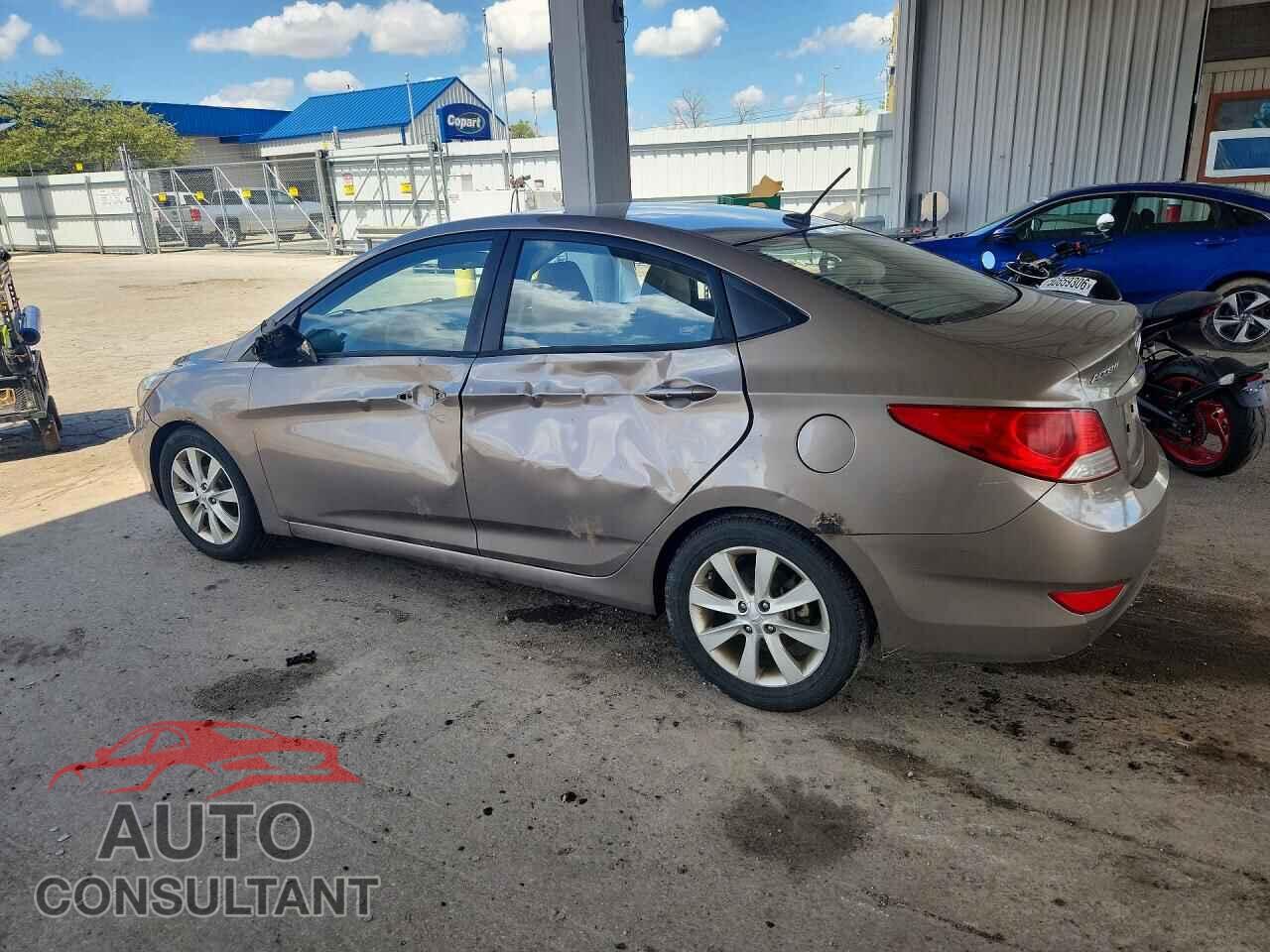 HYUNDAI ACCENT 2013 - KMHCU4AE5DU311629