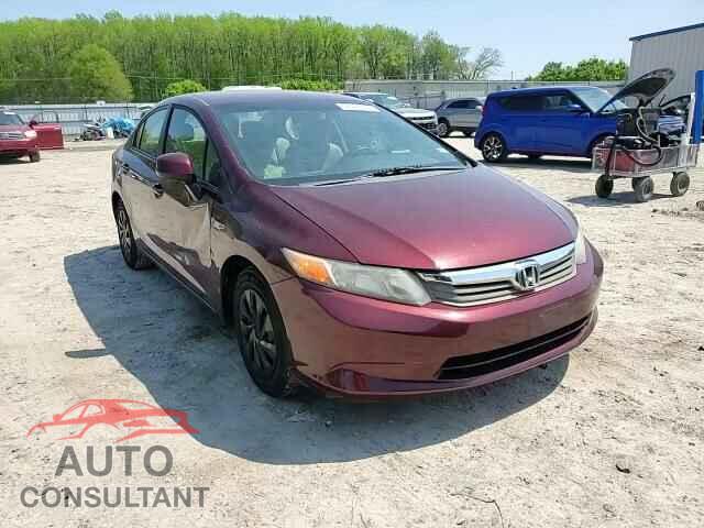 HONDA CIVIC 2012 - 19XFB2F5XCE386697