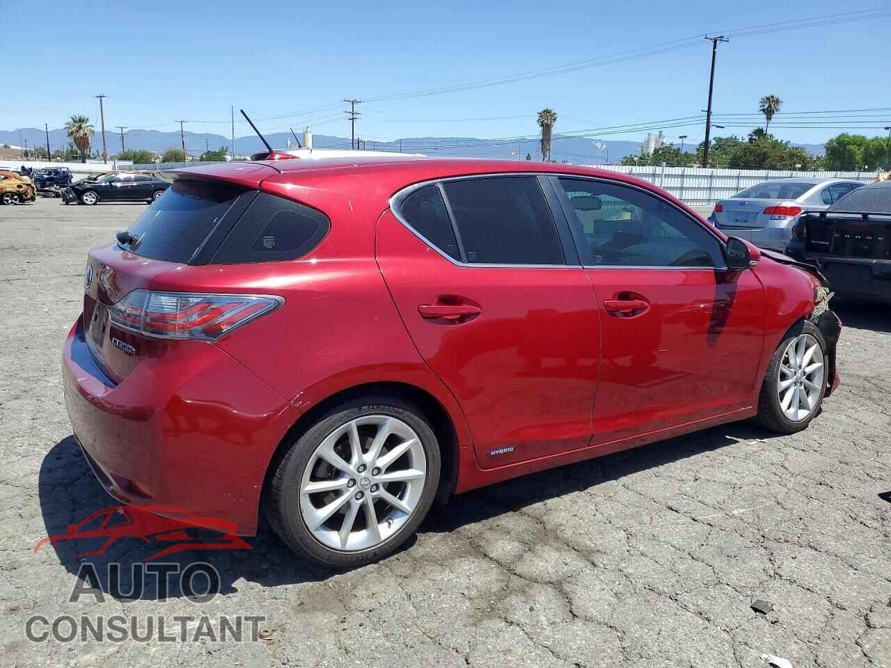 LEXUS CT 200 2012 - JTHKD5BH4C2090077