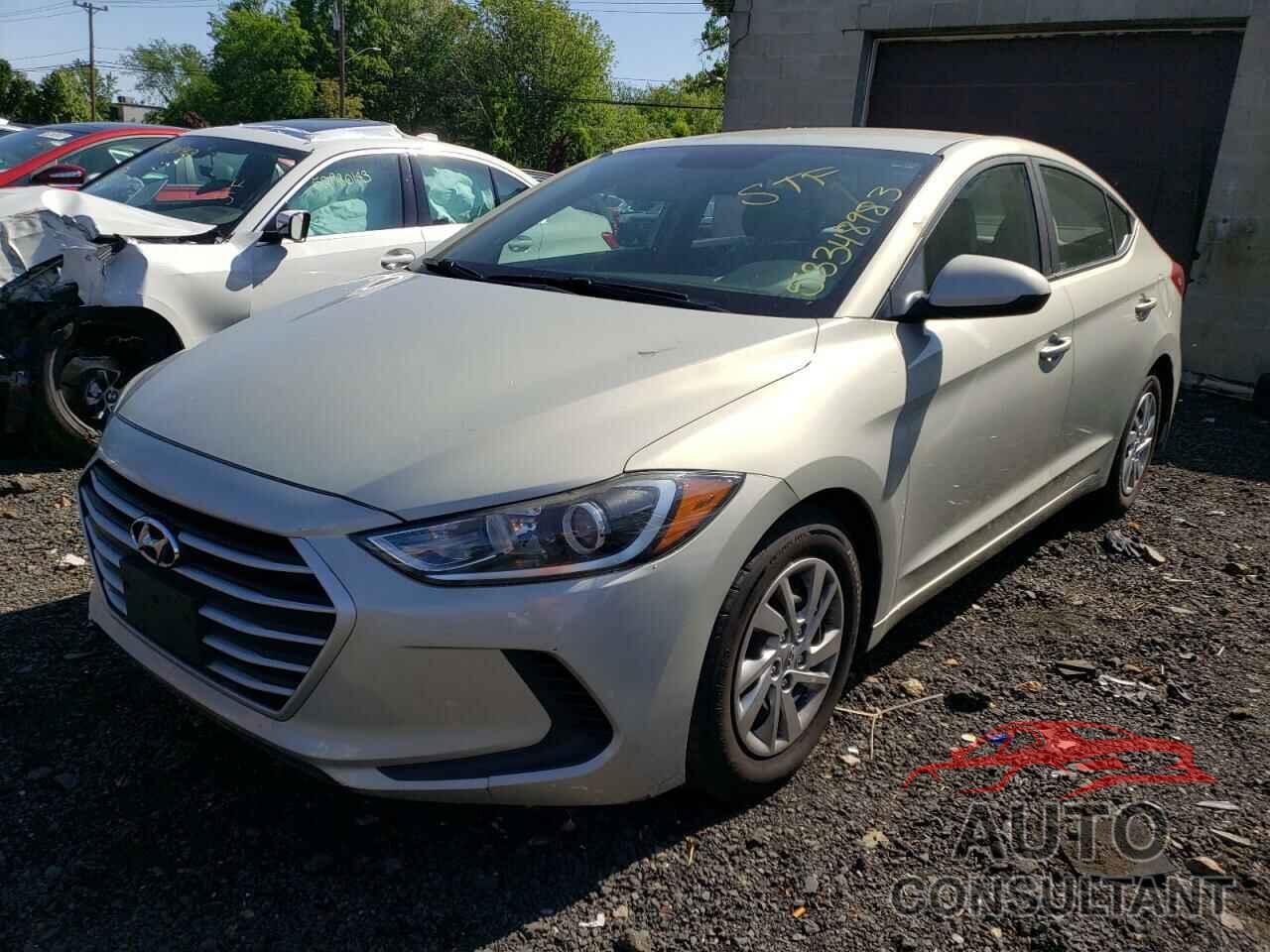 HYUNDAI ELANTRA 2017 - KMHD74LF9HU428900