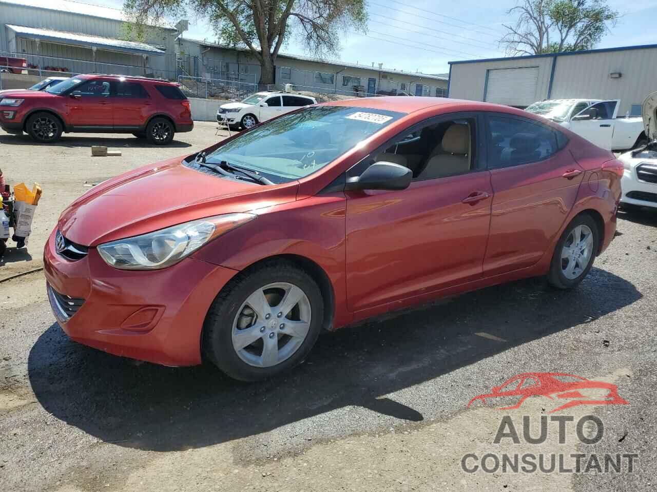 HYUNDAI ELANTRA 2013 - KMHDH4AE7DU727111