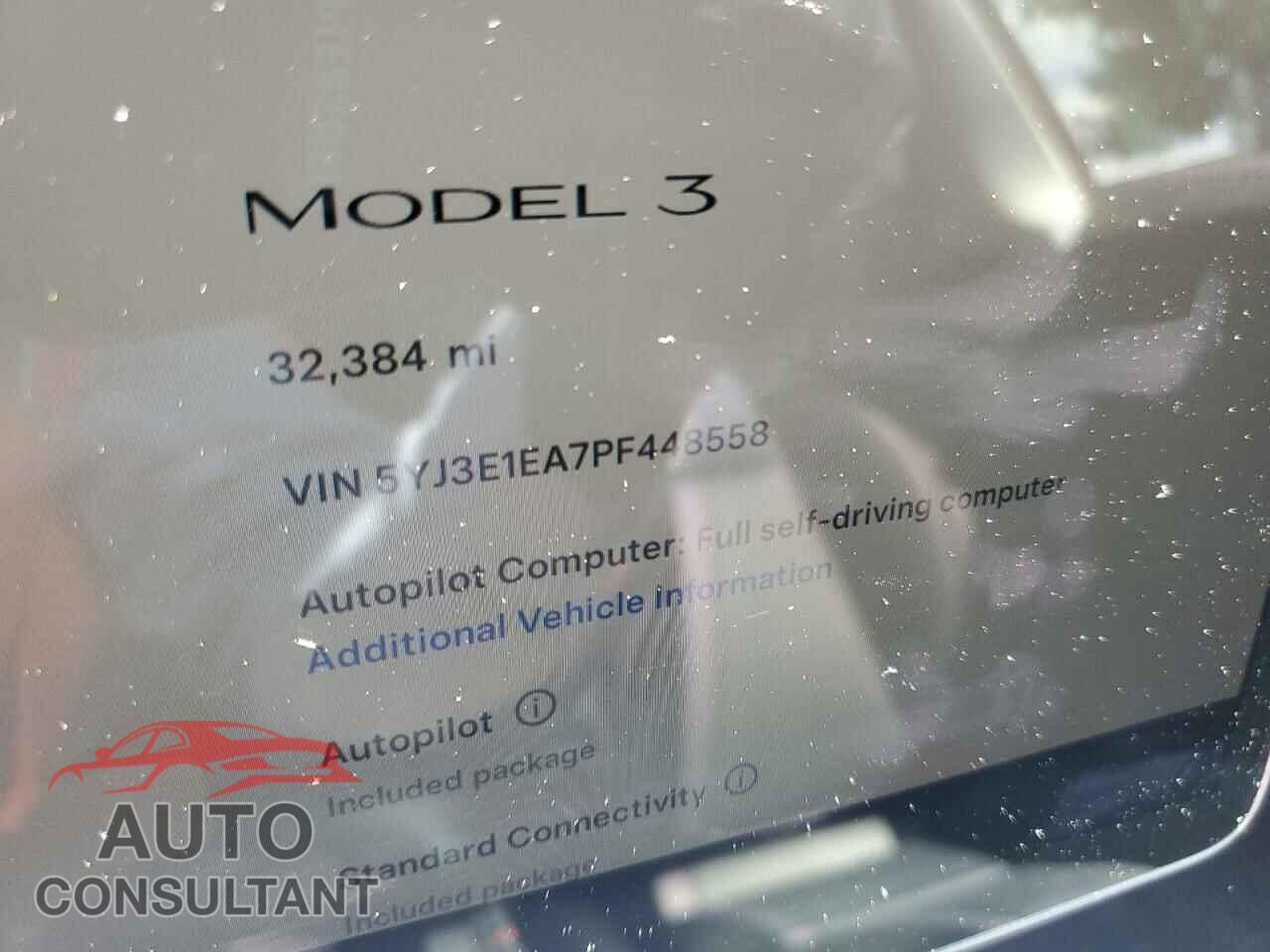 TESLA MODEL 3 2023 - 5YJ3E1EA7PF448558