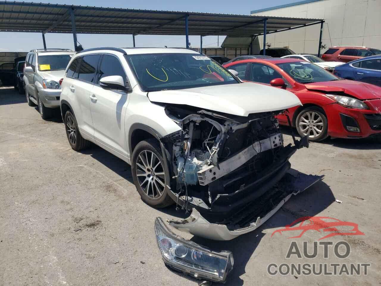 TOYOTA HIGHLANDER 2017 - 5TDKZRFH1HS517509