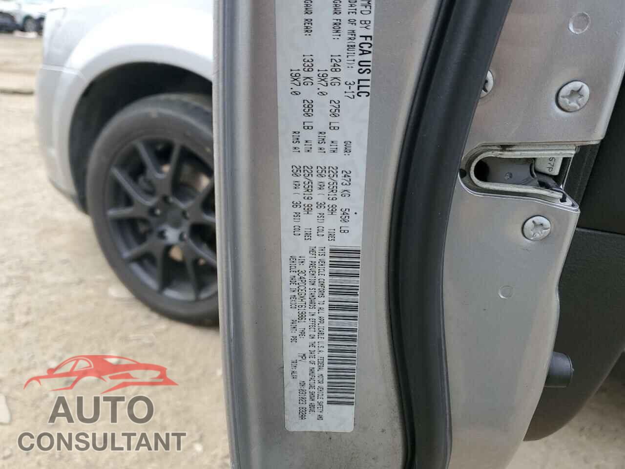 DODGE JOURNEY 2017 - 3C4PDCEGXHT619861