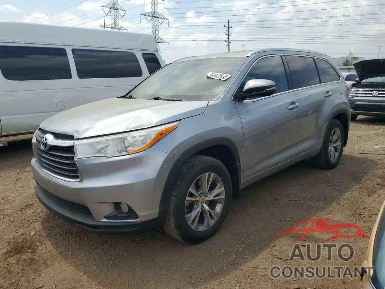 TOYOTA HIGHLANDER 2014 - 5TDJKRFH1ES005549