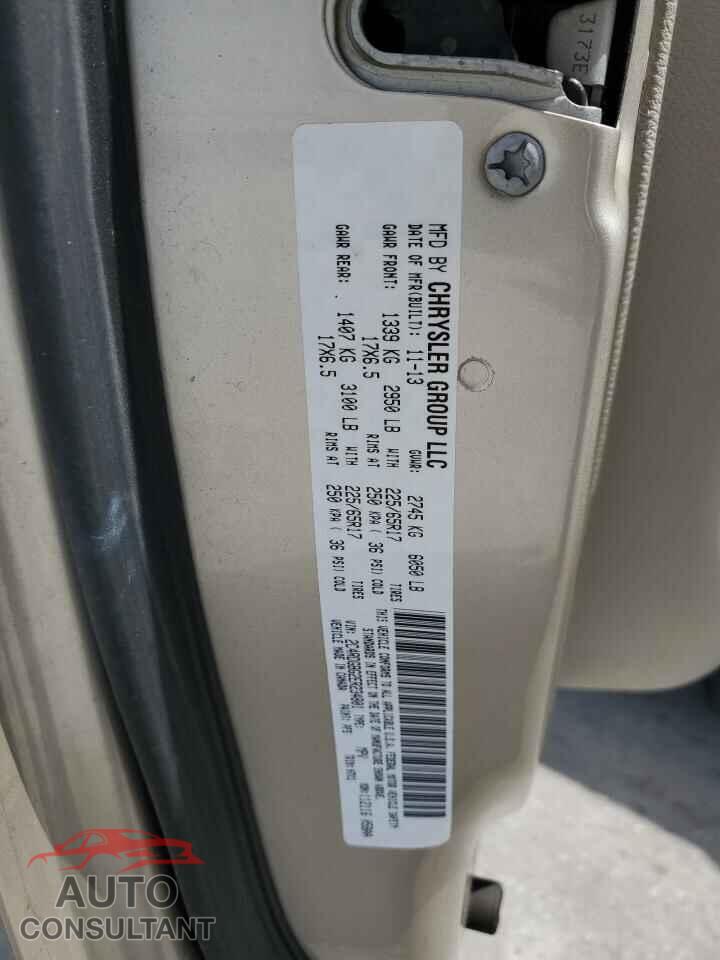 DODGE CARAVAN 2014 - 2C4RDGBG2ER234801