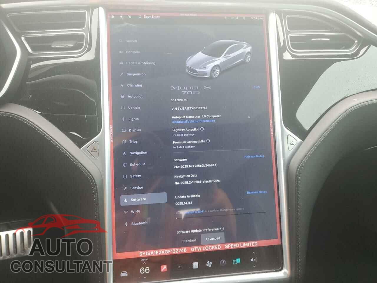 TESLA MODEL S 2016 - 5YJSA1E2XGF132748