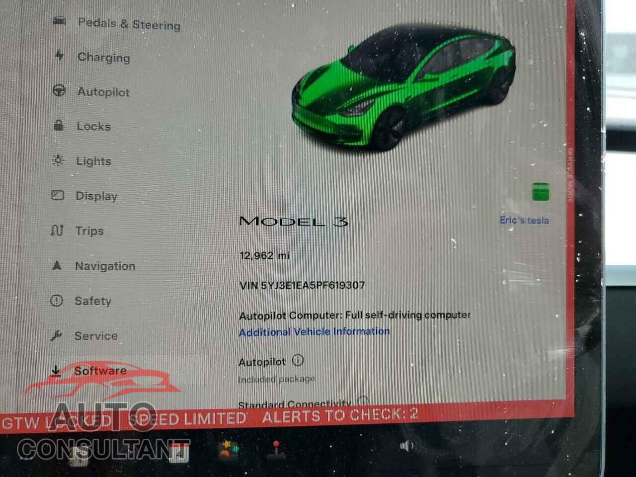 TESLA MODEL 3 2023 - 5YJ3E1EA5PF619307
