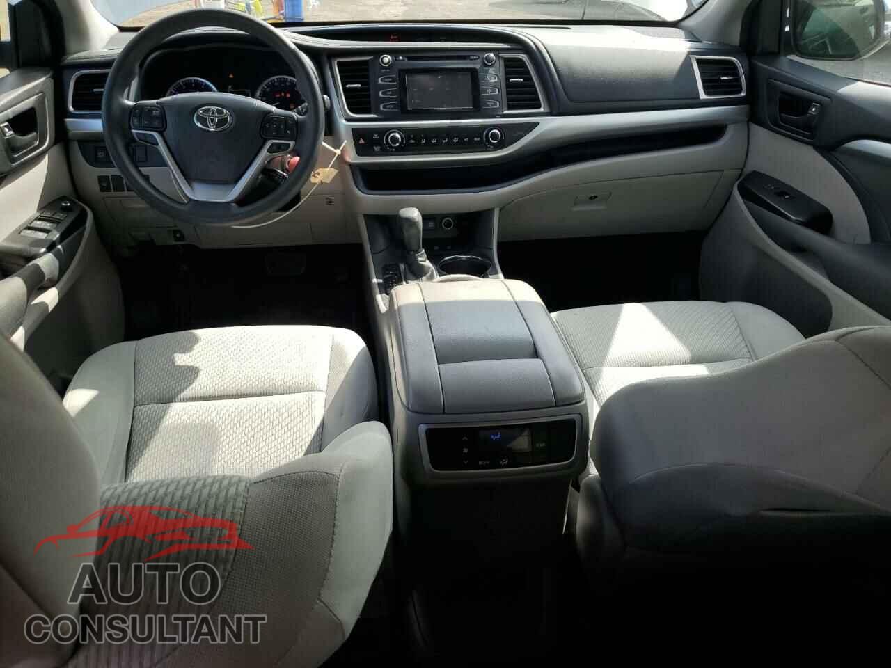 TOYOTA HIGHLANDER 2017 - 5TDBZRFH2HS368124