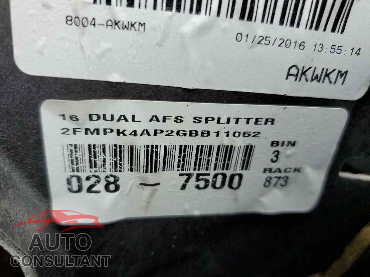FORD EDGE 2016 - 2FMPK4AP2GBB11052