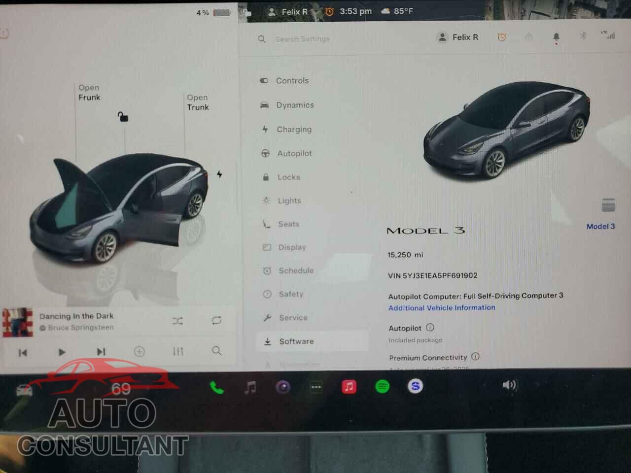 TESLA MODEL 3 2023 - 5YJ3E1EA5PF691902