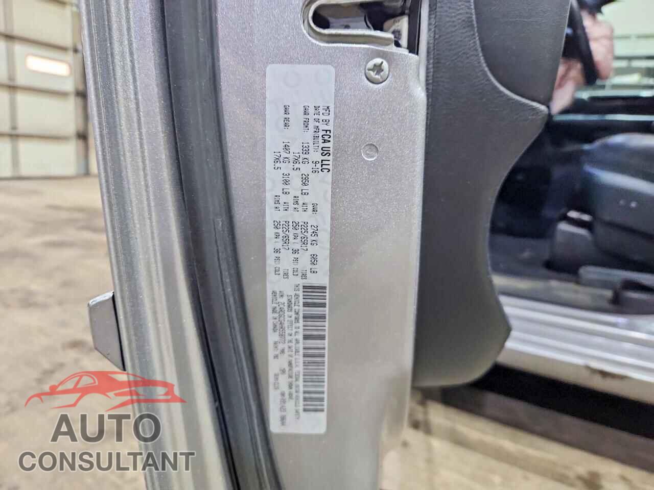 DODGE CARAVAN 2017 - 2C4RDGCG4HR558772