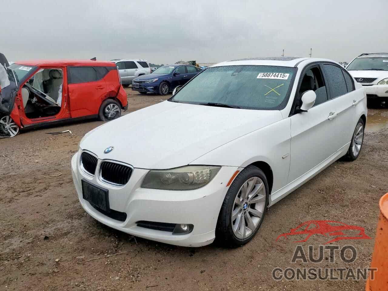 BMW 3 SERIES 2011 - WBAPH7G55BNM59593